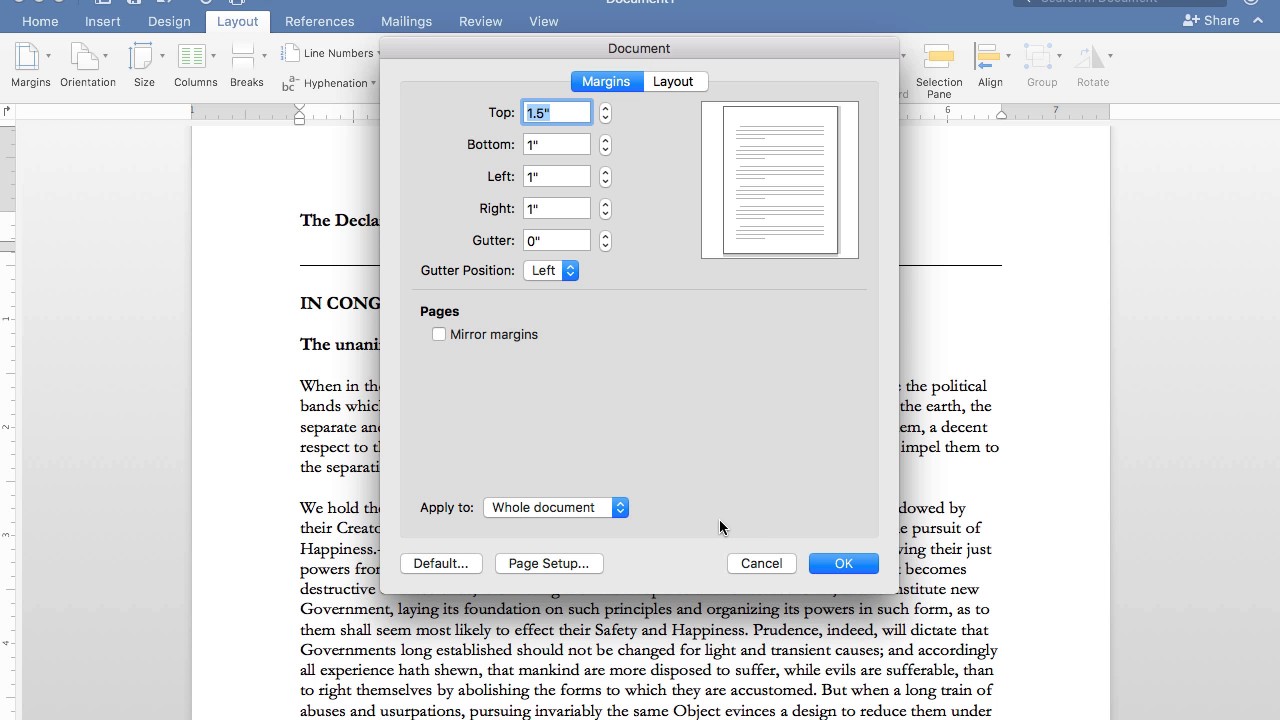 Why are there lines on microsoft word mac 2011